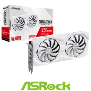 rx 6600 asrock challenger 8gb white gddr6 new