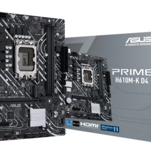 asus prime h610m k ddr4