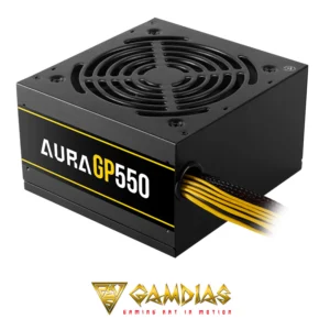gamdias aura gp550 550w 80 plus white efficiency