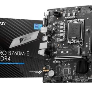 pro b760m e ddr4 msi