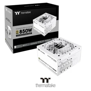 thermaltake toughpower gt snow 850w atx 3.1 80 plus gold native 600w pcie 5.1