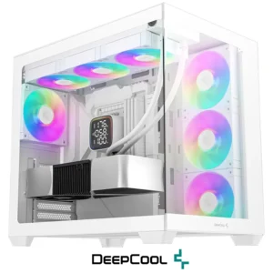 case deepcool cg530 white 4x fans argb