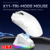 SOURIS GAMING SANS FIL ATTACK SHARK X11 , 22K DPI (WHITE)