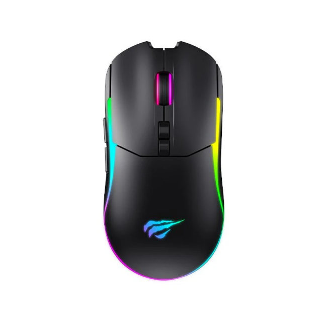 SOURIS GAMING SANS FIL HAVIT MS1020WB RGB TRI-MODE 10000 DPI (BLACK )